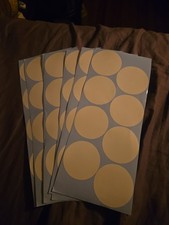 2" White Round Label Dots Stickers Color Coding Inventory 2 Inch Dot