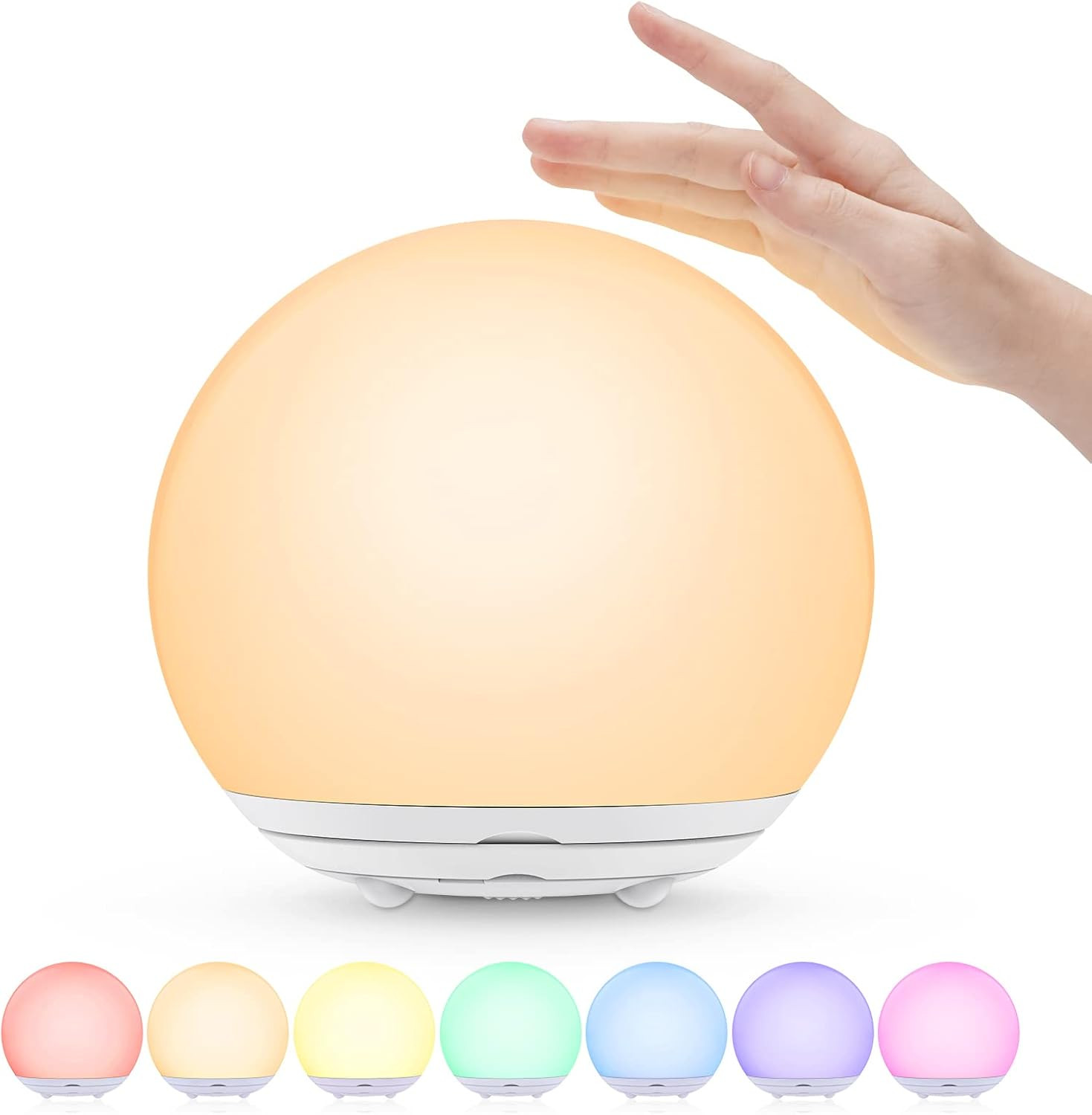 Lampada da Comodino LED Ricaricabile - Luce Notturna per Neonati USB
