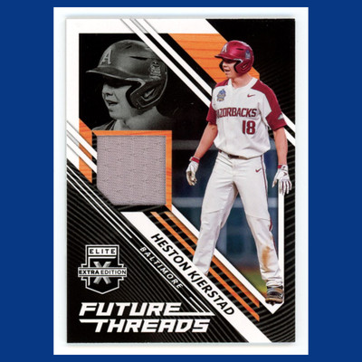 Heston Kjerstad #FT-HK 2021 Panini Elite Extra Edition Future Threads Baseball