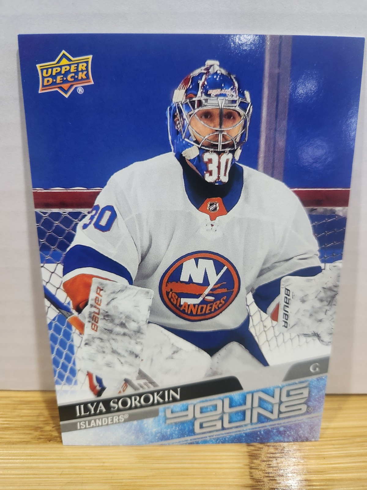 Ilya Sorokin 2020-21 UD Young Guns OVERSIZED JUMBO #461 Islanders