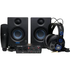 PRESONUS AUDIOBOX 96K USB BUNDLE Complete Hardware Software Recording Package