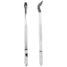 2 Pcs of Rubber Tip Tweezers Set for Craft Laboratory Industrial Hobby1082