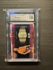 2022 Upper Deck Allure AEW Title Fights Jake Hager TF-10 Pink#72/100- CGC GEM 10