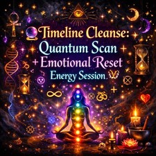    Timeline Cleanse: Quantum Scan  Emotional Reset Energy Session