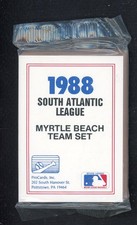 1988 PRO CARD MYRTLE BEACH BLUE JAYS COMPLETE SET LUIS SOJO 543938 (KYCARDS)