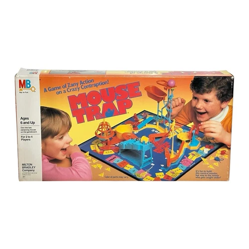VINTAGE 1986 MILTON BRADLEY MOUSE TRAP BOARD GAME - FACTORY SEALED