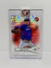 HYUN-JIN RYU 2023 Topps Pristine Red Refractor /5 Toronto Blue Jays #30