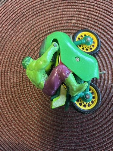 Buddy L The Incredible Hulk Pickup, Jeep and Motorcycle Set - Motorcycle 1980’s - Picture 12 of 18