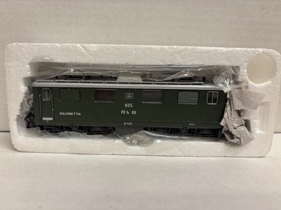 BEMO H0m Ge 4/4 E-Lok I 605 RhB Silvetrra Universallok 1250 105