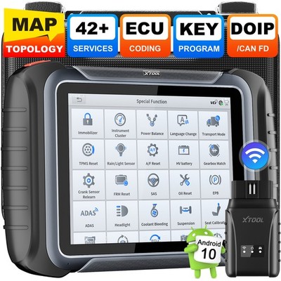 XTOOL D8W Wireless Bidirectional Scanner Key Programmer Topology Diagnostic Tool