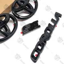 4pcs 2020-2025 For Corolla SE Letters Nameplate Blackout Overlay Emblem Kit Set