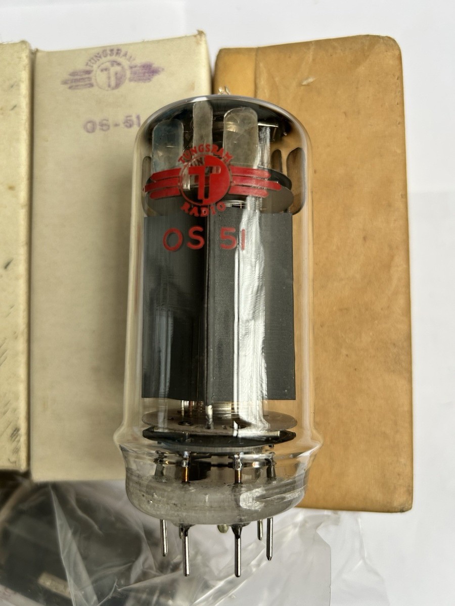 OS51 / 6083 / AX9909 / YL1200 / PE1/100 TUNGSRAM TUBE. NOS Power