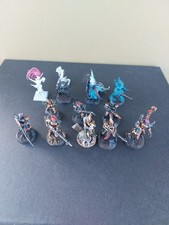 WARHAMMER 40k Eldar / Aeldari Army - VARIOUS MINIS - 14 No. - SOME WELL PAINTED