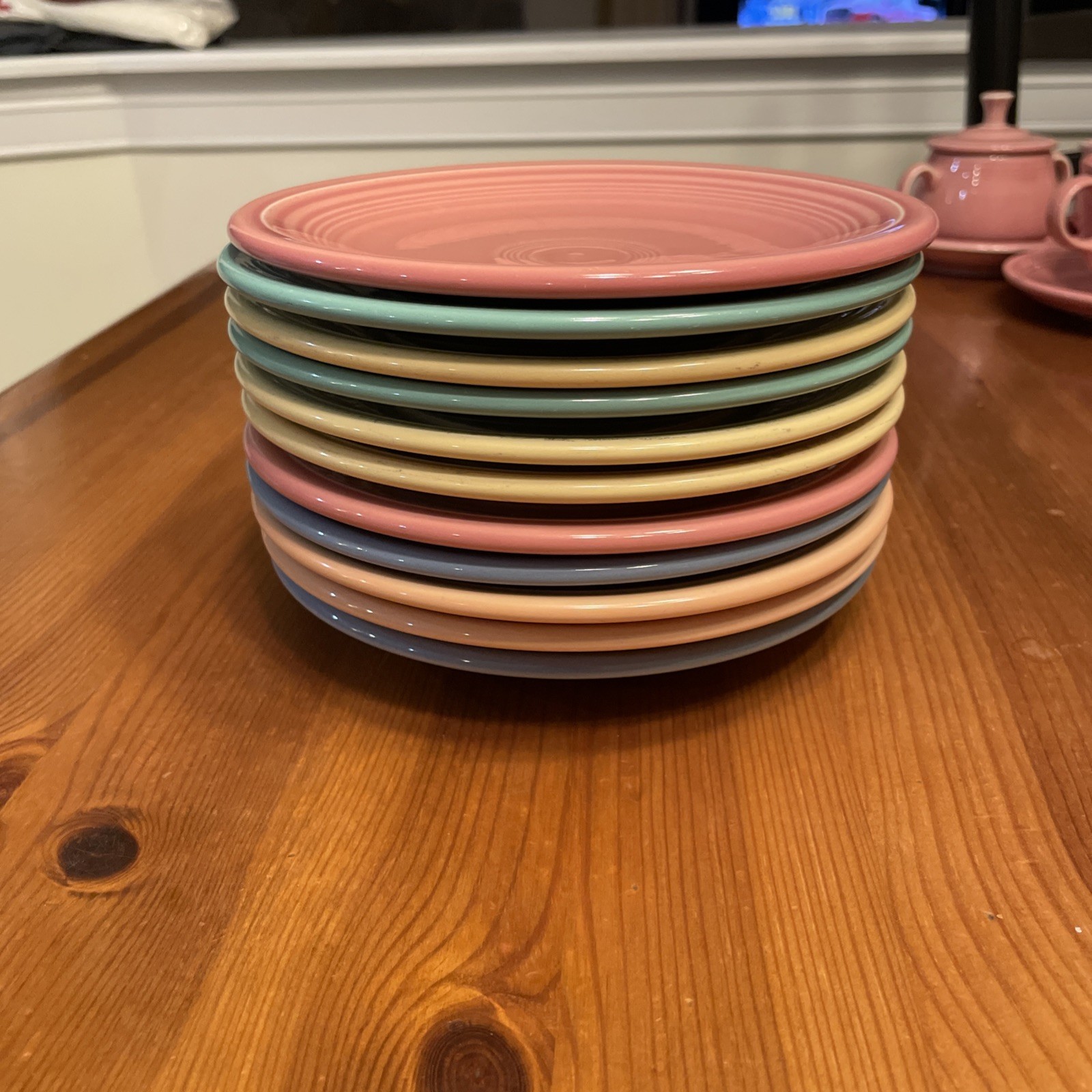 Vintage Fiesta Set of 11 Bread/Dessert Plates