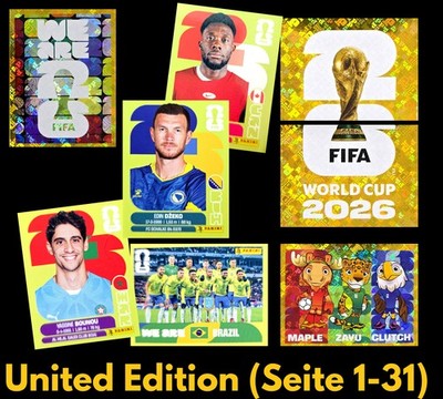 Panini FIFA World Cup 2026 Sticker - WM 26 - United Edition - nach Wahl - SWISS