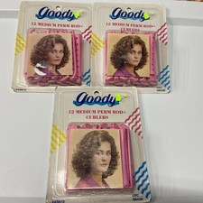 Lot of 36 Goody Perm Rod Curlers 430/3 NOS Pink 1991 New Sealed Vtg