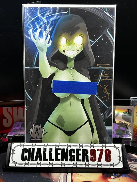 ZOMBIE TRAMP #58 Dan Mendoza SIGNED PALPATINE w/ COA - STAR WARS