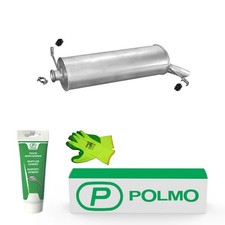 POLMO Auspuff Endschalldämpfer mit E-Prüfzeichen /652