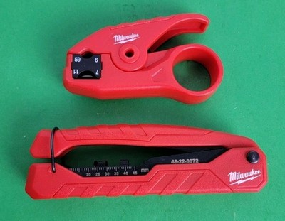 Milwaukee CAT 3-6 UTP Adjustable Blade Stripper & Coax Compression Crimper.
