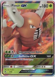 Pinsir GX 6/68 Hidden Fates Ultra Rare Holo