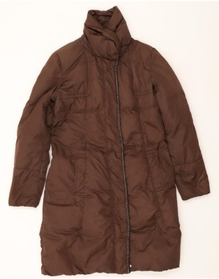 HENRY COTTONS Womens Padded Coat IT 44 Medium Brown Polyester MQ19