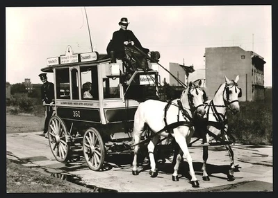 6 photographies vue Berlin, carte postale photo série autobus BVG, bus -... - Photo 1/4