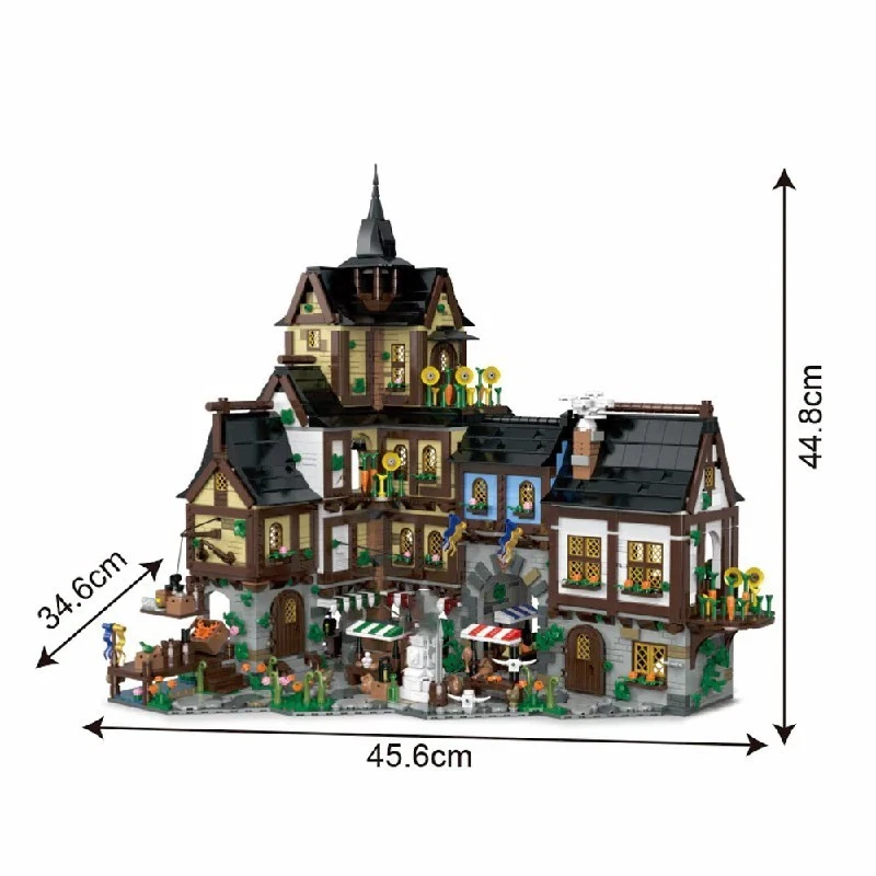 NEW USA HUGE Medieval Town Center 3867PC Building Block Set Castle MOC W/Box - Image 4 of 4