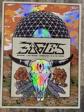 Eagles Official & Authentic Sphere February 14-15, 2025 FOIL Poster Print