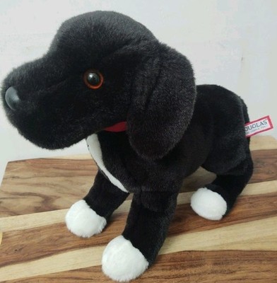Douglas Cuddle Toys 17'' TWISTER Black Lab Pit Bull Mix #2024 Stuffed Animal Toy