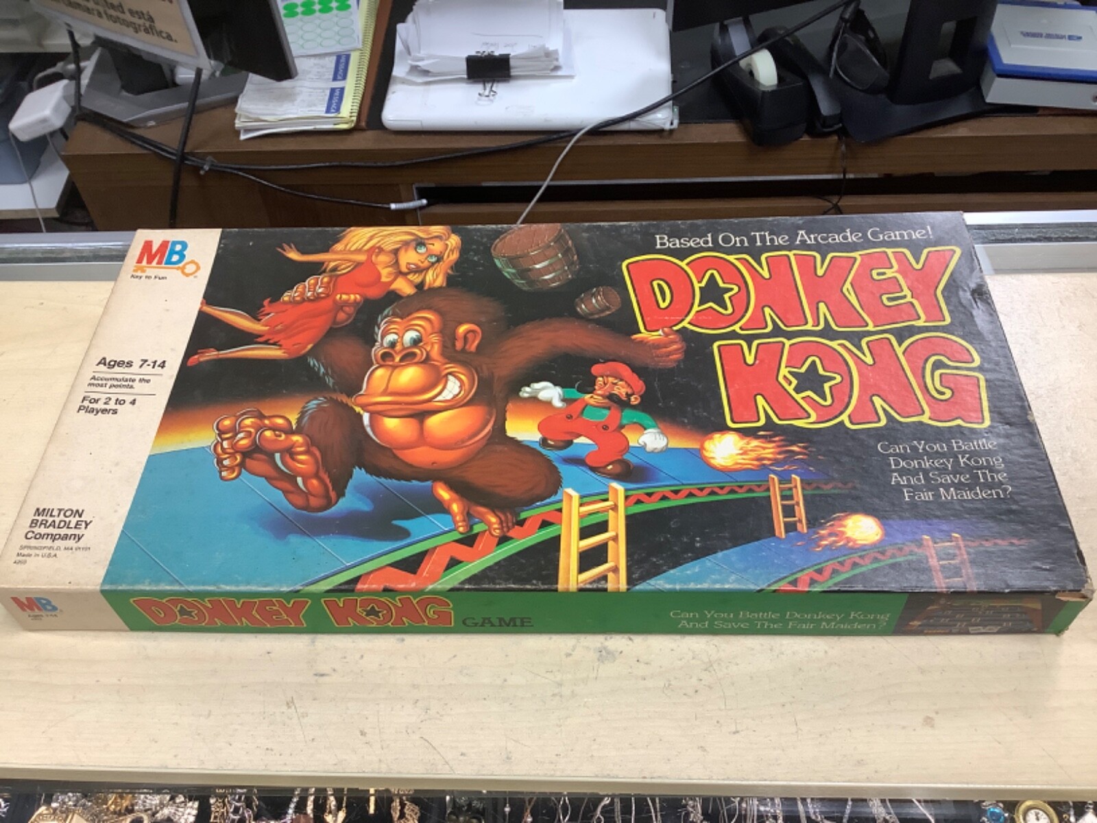 Milton Bradley Donkey Kong Board Game Preowned Comes As Seen EBay milton-bradley-donkey-kong-board-game-preowned-comes-as-seen-ebay
