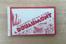 CARNET DE 15 CARTES POSTALES ANCIENNES «SOUVENIR DE MA VISITE À DOUAUMONT» OCCAS