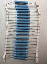 Lot 20 Bradford FP5 148 1k Ohm 1% 5w Wirewound Flame Proof Resistor Axial MB173