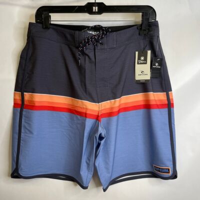 RIP CURL Mirage Surf Revival Boardshorts Men's Size 32 Blue Yonder