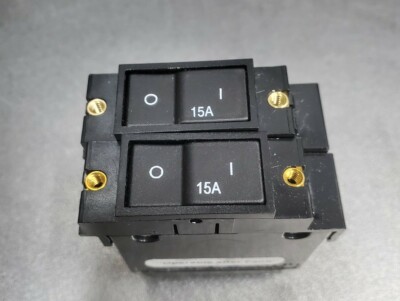 (2) CARLING TECH - A21-X0-13-926-xA1-E - 15A A-Series Raised Rocker  Breaker 
