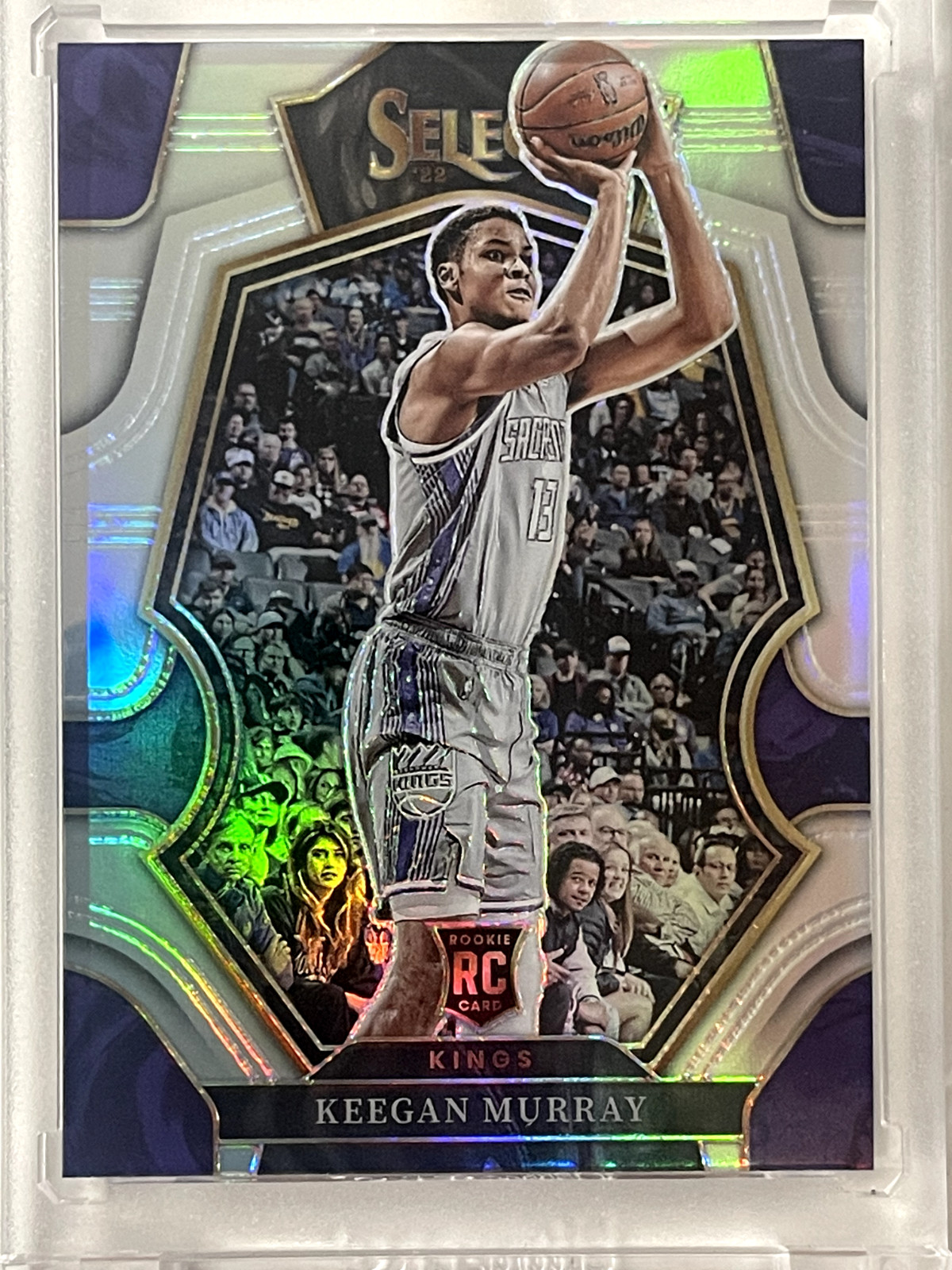 2022-23 Panini Select Premier Level Silver Prizm Keegan Murray #197 Rookie RC