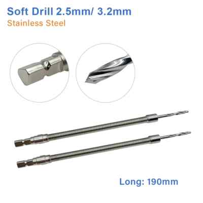 Flexible Drill Bit Soft Drill Reconstruction Plate Operation Orthopedic Tool