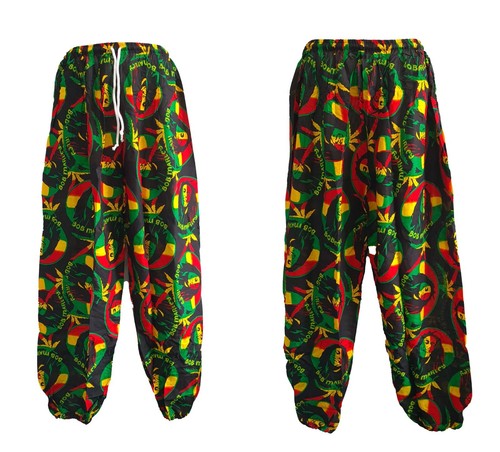 Cuffed Rasta Harem Pants Baggy Unisex 
