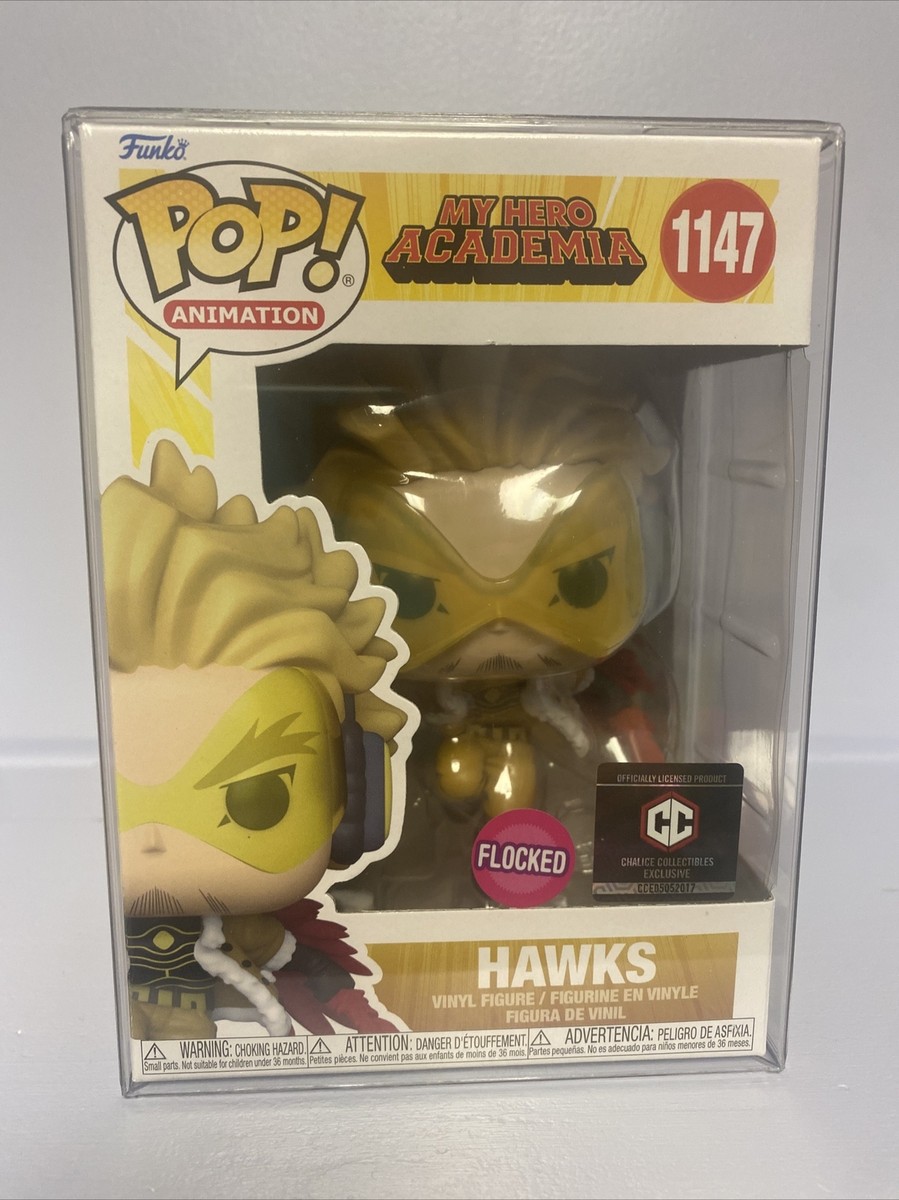 【未開封】ヒロアカ ホークス　pop funko Flocked Hawks Funko Pop Animation My Hero Academia Hawks Flocked Exclusive
