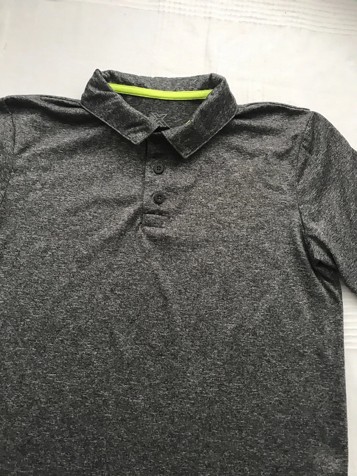 Polo ZeroXposur niños M - gris y blanco Foto 3 de 4