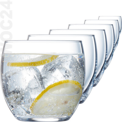 6 x Whisky Longdrink Gläser Glas Gin Cocktail Whisky Wasser Saft Cola Trink