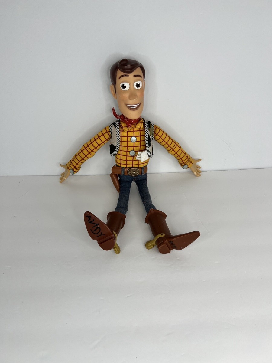 Disney Toy Story Woody Cowboy Talking Pull String Doll | eBay