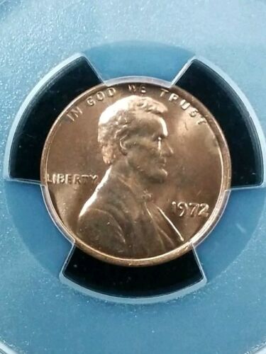 1972 1C Lincoln Cent PCGS MS64RD DDO FS-108 Shield Label #3383 - Picture 3 of 6