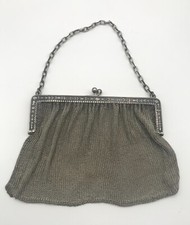Antique Sterling Silver Mesh Purse