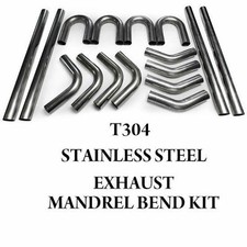 STAINLESS STEEL EXHAUST DIY SELF BUILD MANDREL BEND TUBING KIT 45 90 180 DEG