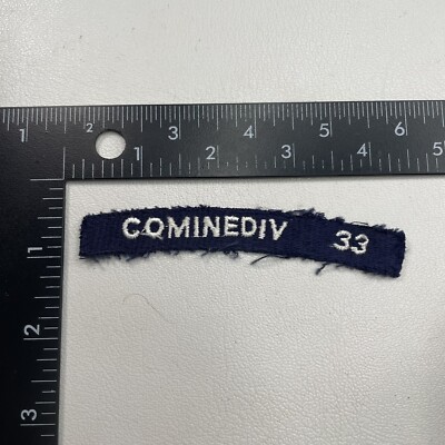 COMINEDEV 33 United States Navy Tab Patch - Commander Mine Division 28PD