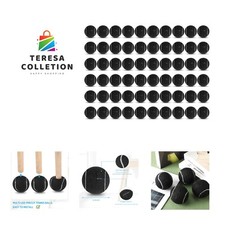 60 Pieces Precut Tennis Bulk Tennis Balls for Chairs Tennis Balls Heavy Duty ...