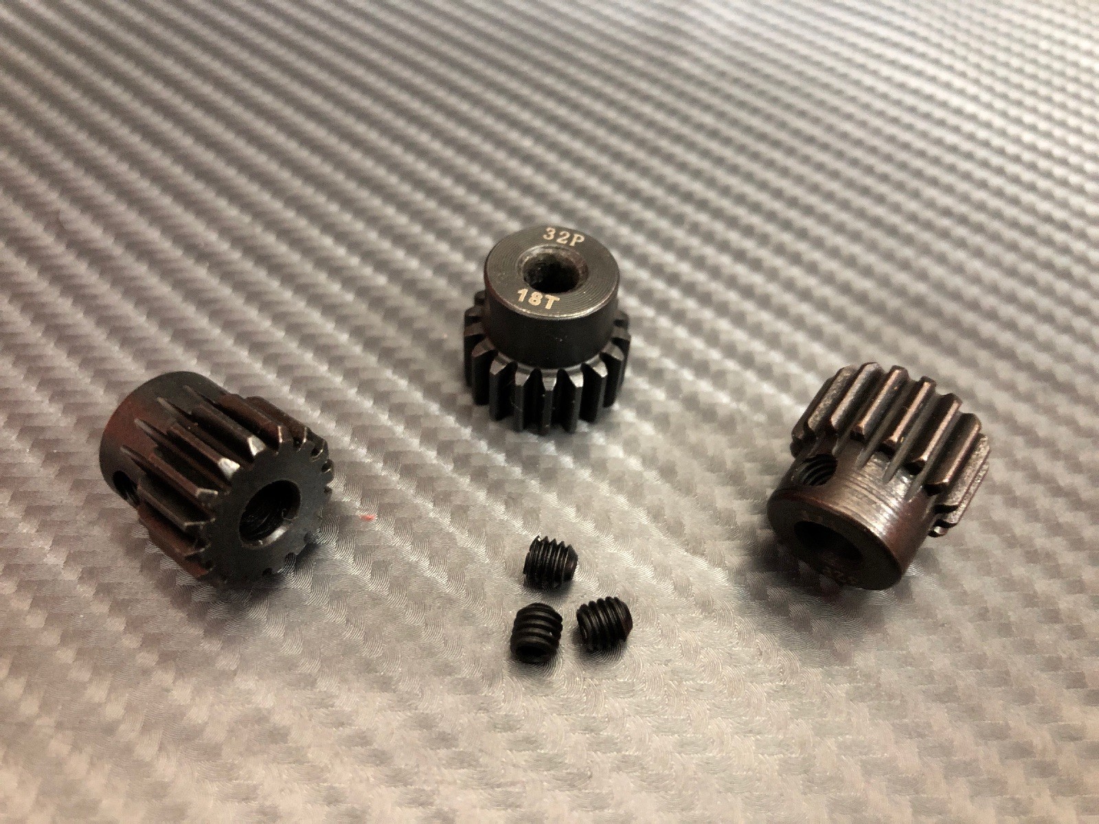 32 Pitch 32P Pinion Gear Set 17T 18T 19T Fit Traxxas 1/10 Slash