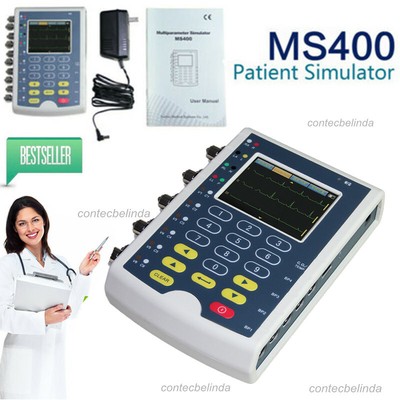 MS400 Portable Multi-Parameter Touch Color Patient Monitor Simulator CONTEC 