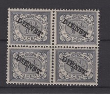 (WH22775) DUTCH INDIES, 1911, NVPH D16, BLOCK OF 4, MNH, CV ? 60, SEE SCANS