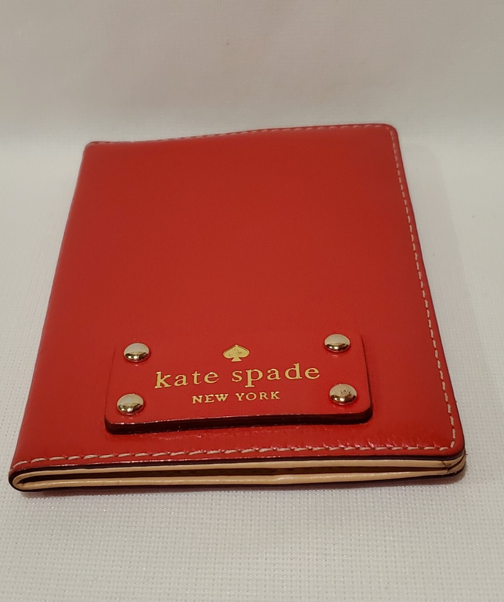 Kate Spade New York RED Leather Passport Holder Wallet | eBay display picture 1